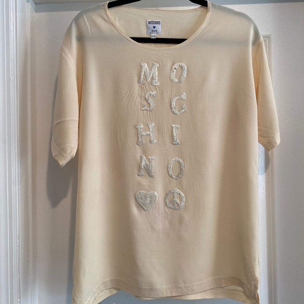 Moschino Silk Blend Blouse Small
